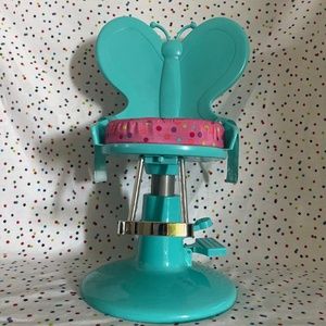 American girl doll hair styling chair